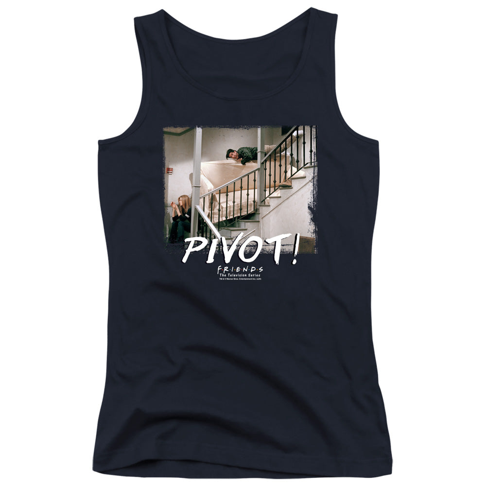 Friends Pivot Womens Tank Top Shirt Navy