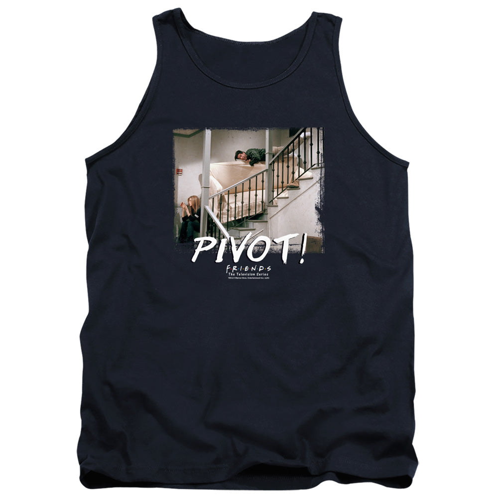 Friends Pivot Mens Tank Top Shirt Navy