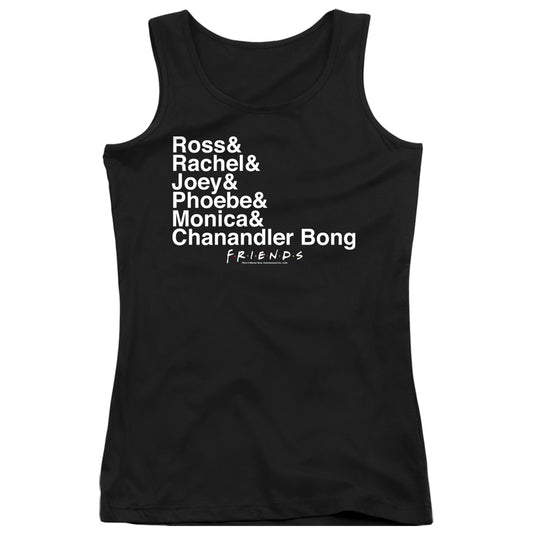 Friends Chanandler Bong Womens Tank Top Shirt Black