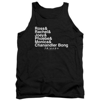 Friends Chanandler Bong Mens Tank Top Shirt Black