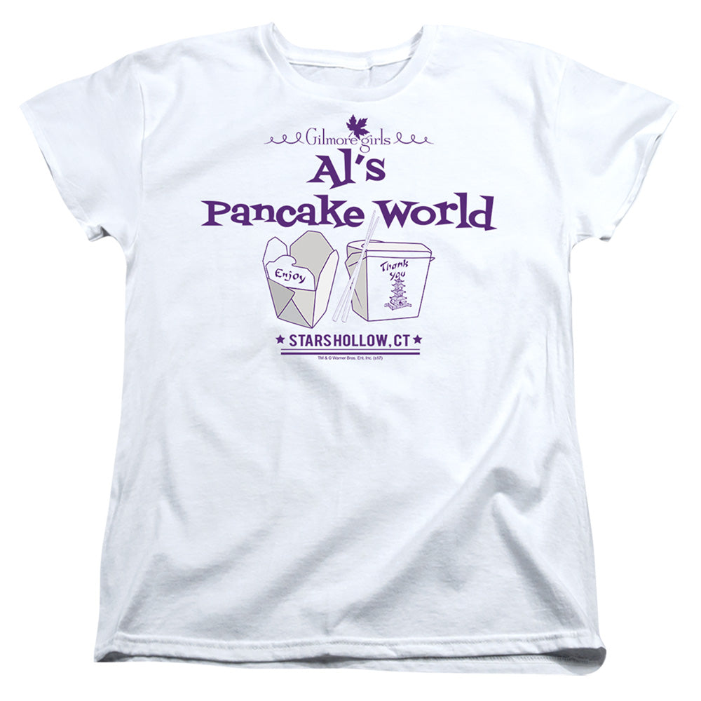 Gilmore Girls Als Pancake World Womens T Shirt White Officially Licensed
