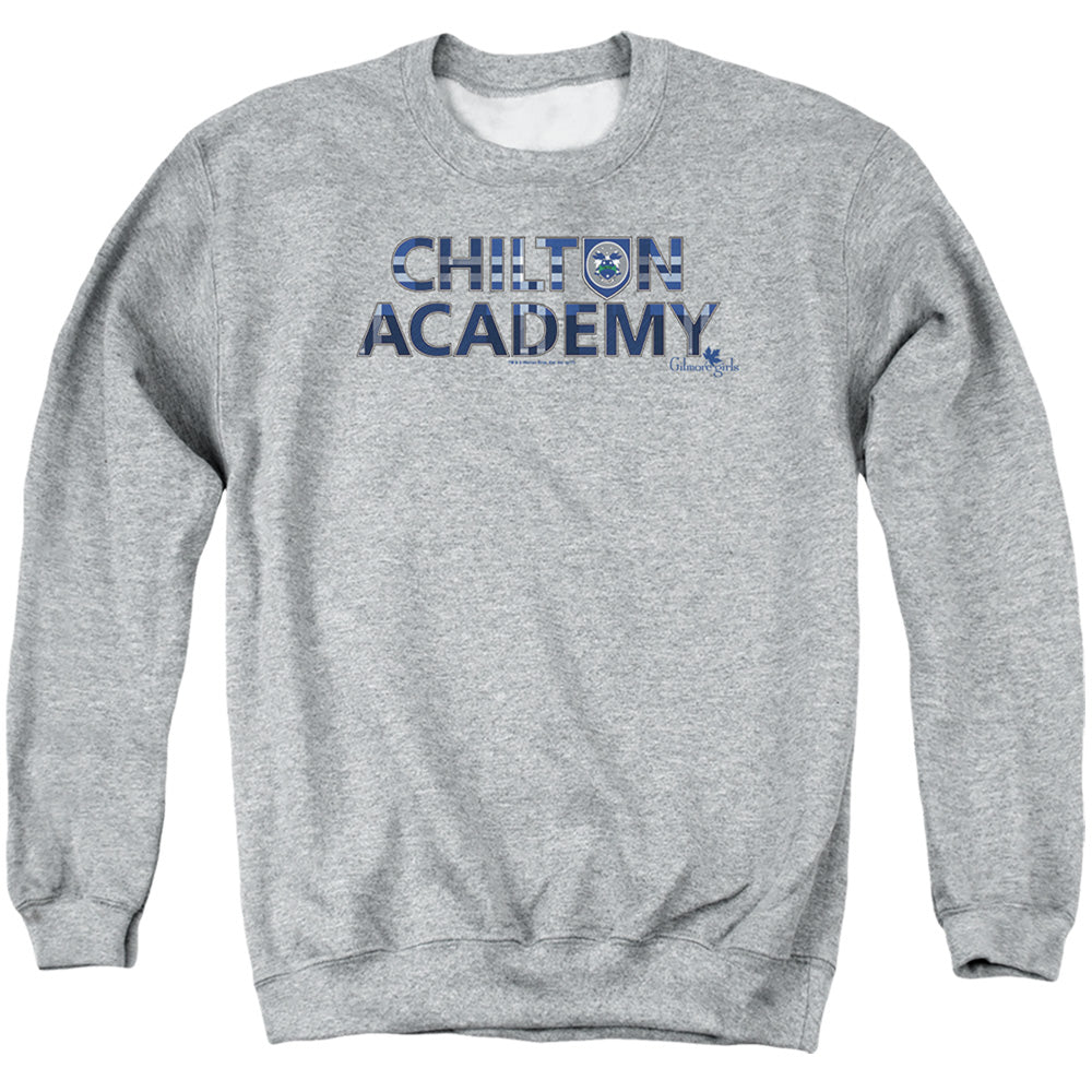 Gilmore Girls Chilton Academy Mens Crewneck Sweatshirt Athletic Heather