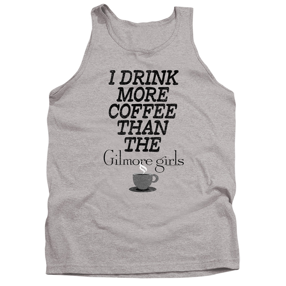 Gilmore Girls More Coffee Mens Tank Top Shirt Athletic Heather