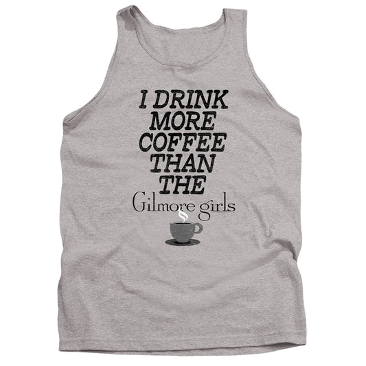 Gilmore Girls More Coffee Mens Tank Top Shirt Athletic Heather