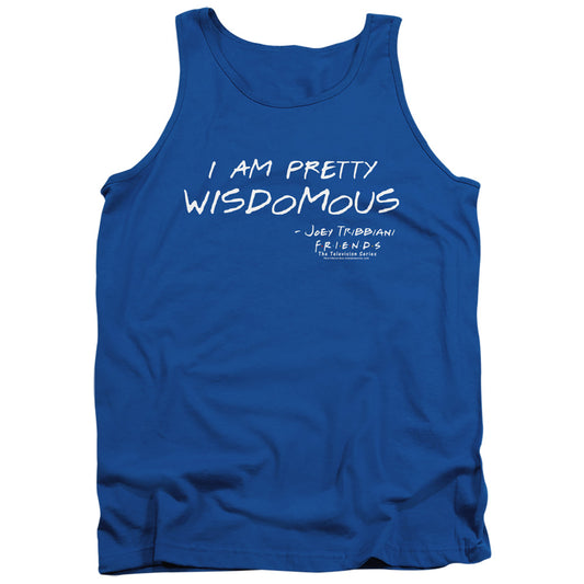 Friends Wisdomous Mens Tank Top Shirt Royal Blue