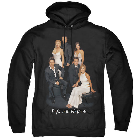 Friends Classy Mens Hoodie Black