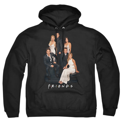 Friends Classy Mens Hoodie Black