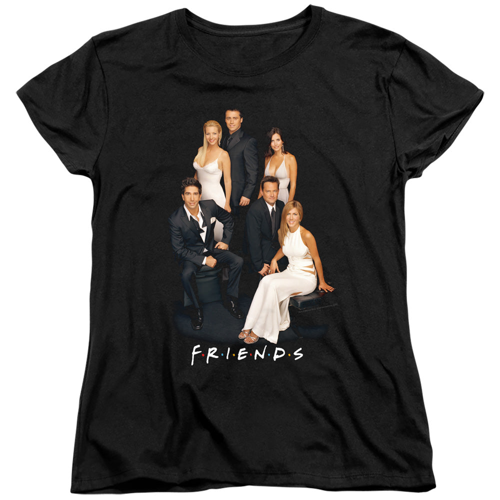 Friends Classy Womens T Shirt Black