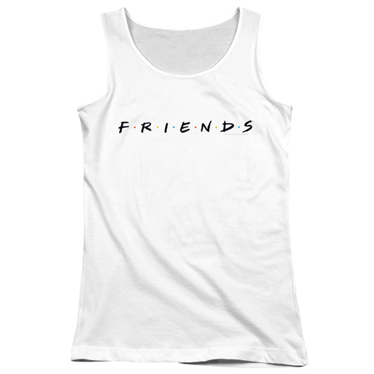 Friends Logo Womens Tank Top Shirt White