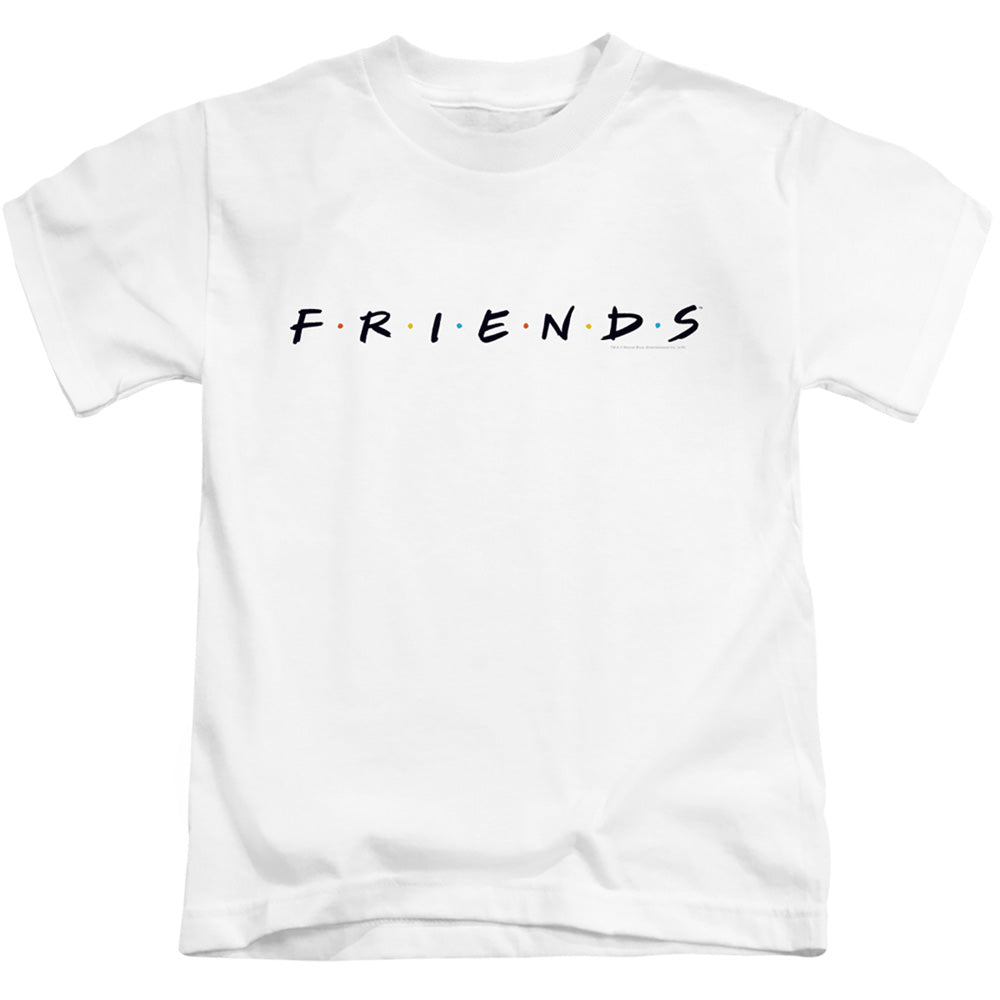 Friends Logo Juvenile Kids Youth T Shirt White