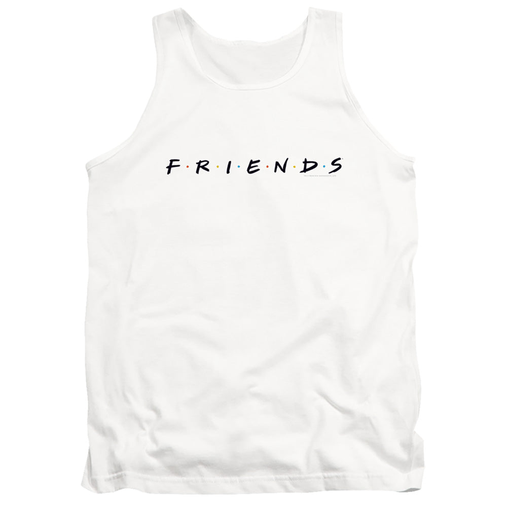 Friends Logo Mens Tank Top Shirt White