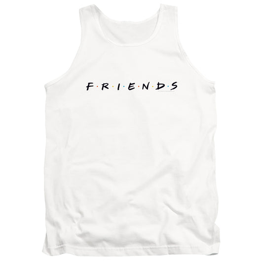 Friends Logo Mens Tank Top Shirt White