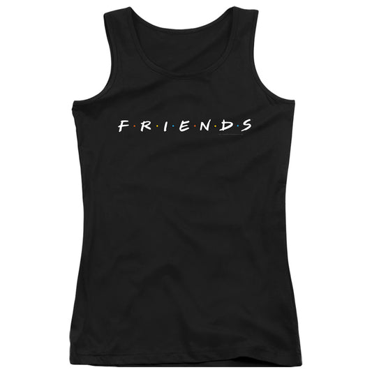 Friends Logo Womens Tank Top Shirt Black