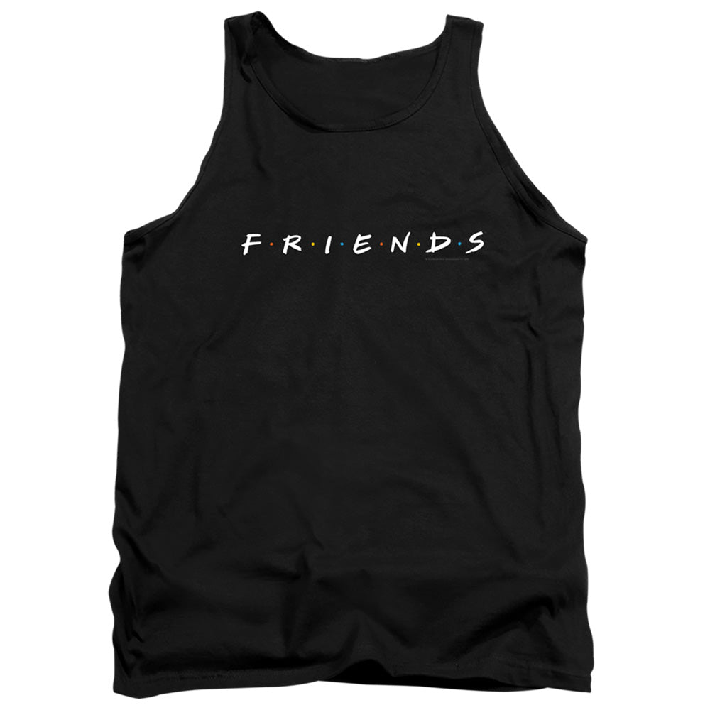 Friends Logo Mens Tank Top Shirt Black