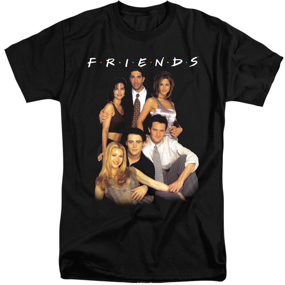 Friends Stand Together Mens Tall T Shirt Black Officially Licensed