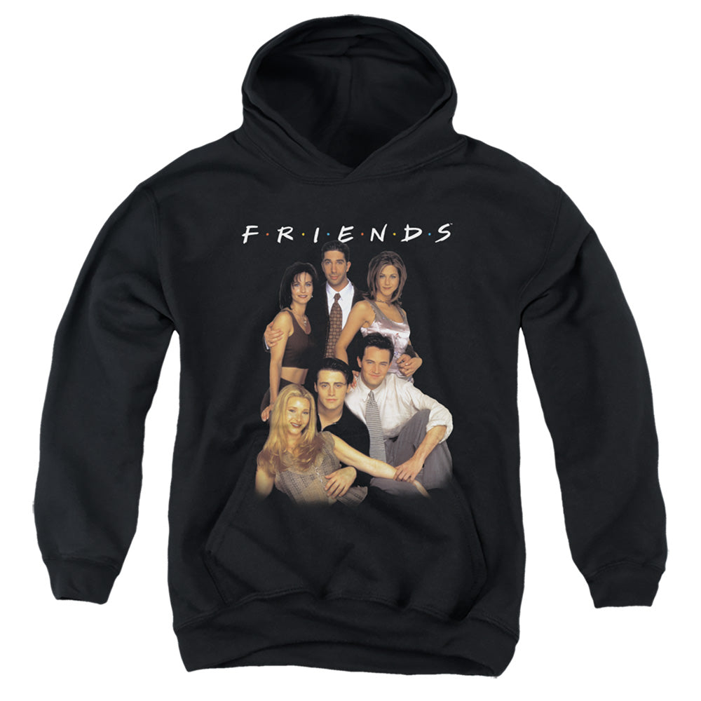 Friends Stand Together Kids Youth Hoodie Black