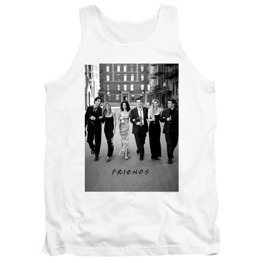 Friends Walk The Streets Mens Tank Top Shirt White