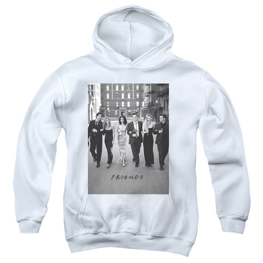 Friends Walk The Streets Kids Youth Hoodie White