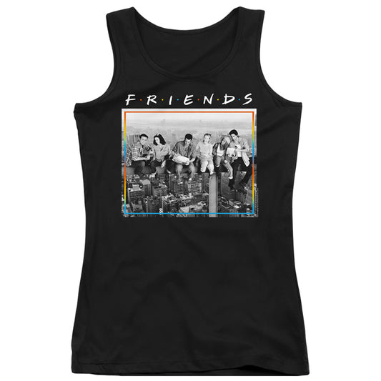 Friends Lunch Break Womens Tank Top Shirt Black