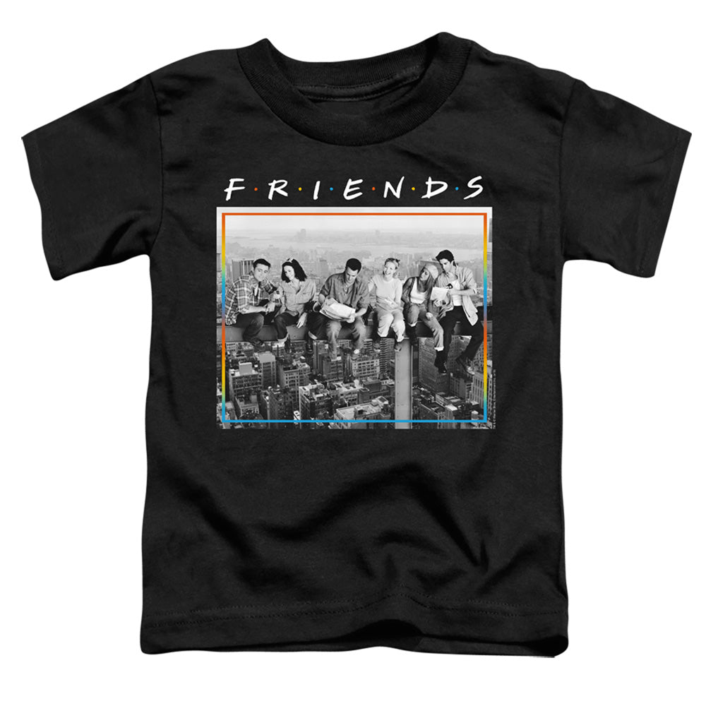Friends Lunch Break Toddler Kids Youth T Shirt Black