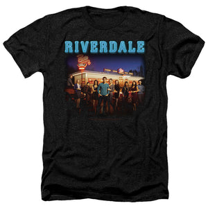 Riverdale Up At Pops Heather Mens T Shirt Black