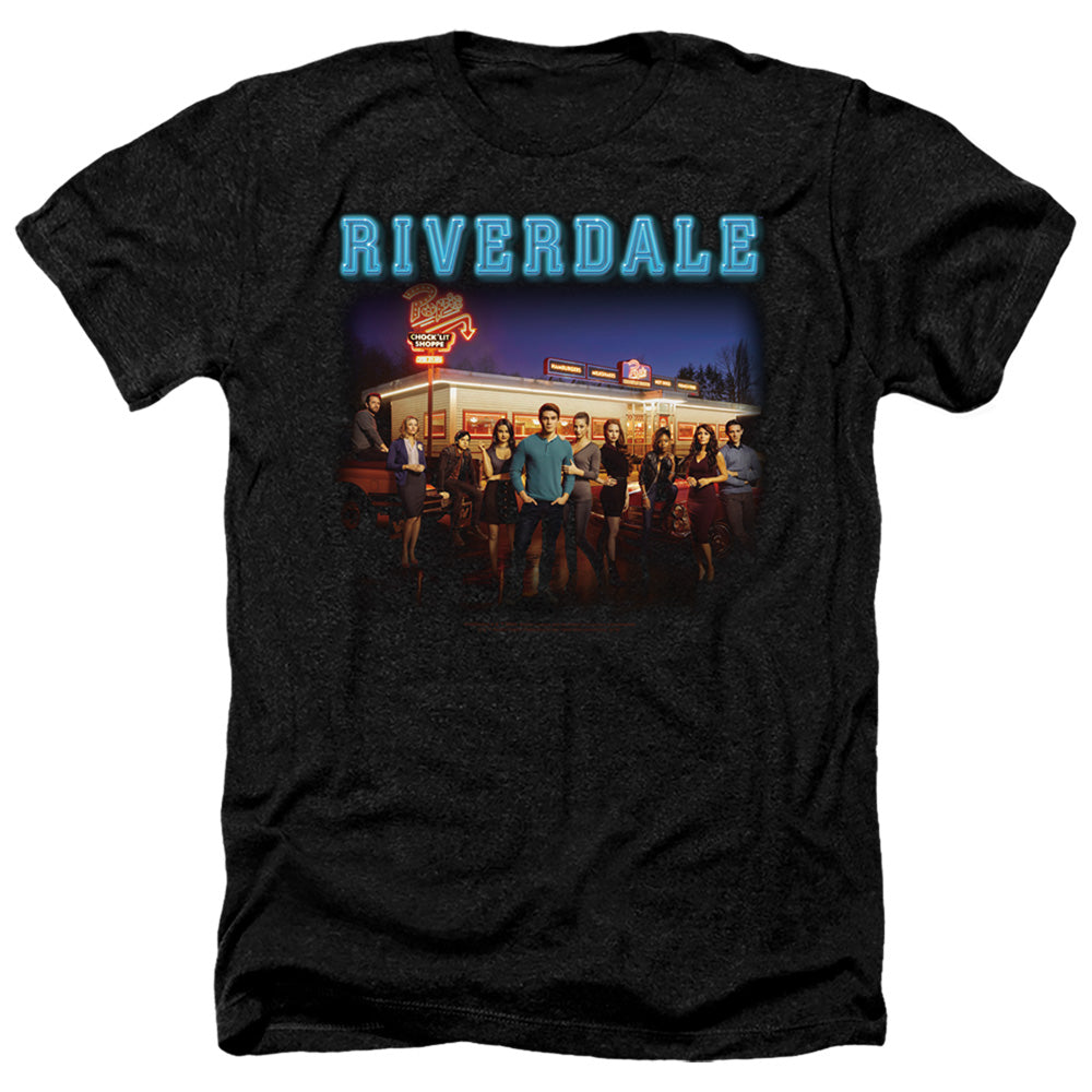 Riverdale Up At Pops Heather Mens T Shirt Black