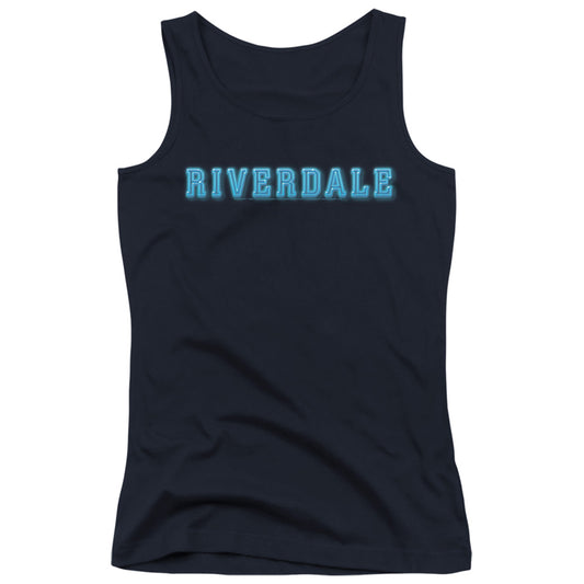 Riverdale Riverdale Logo Womens Tank Top Shirt Navy