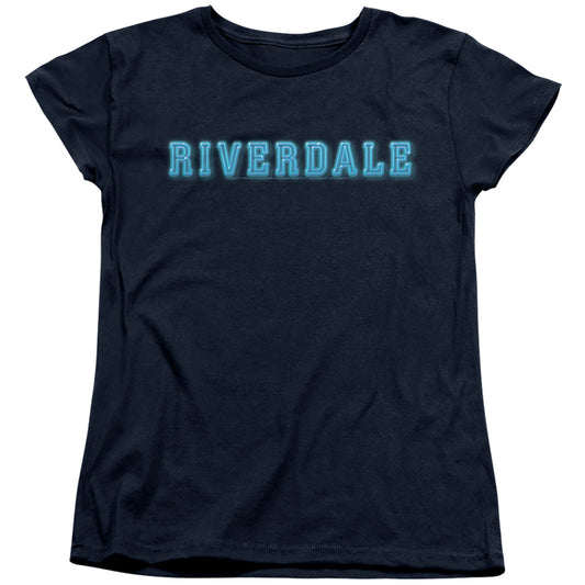 Riverdale Riverdale Logo Womens T Shirt Navy