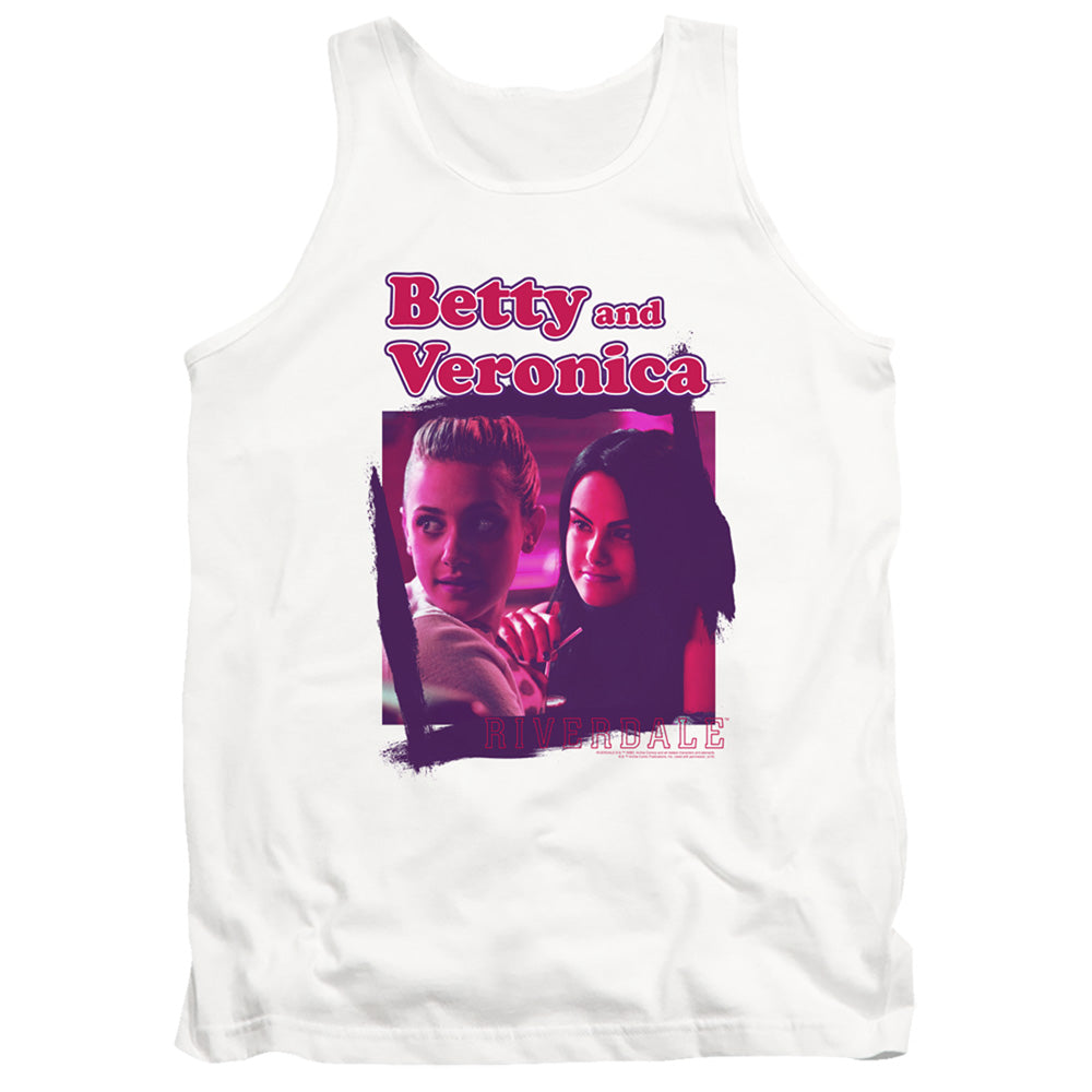 Riverdale Betty And Veronica Mens Tank Top Shirt White