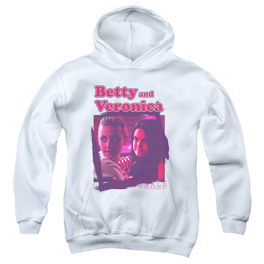 Riverdale Betty And Veronica Kids Youth Hoodie White