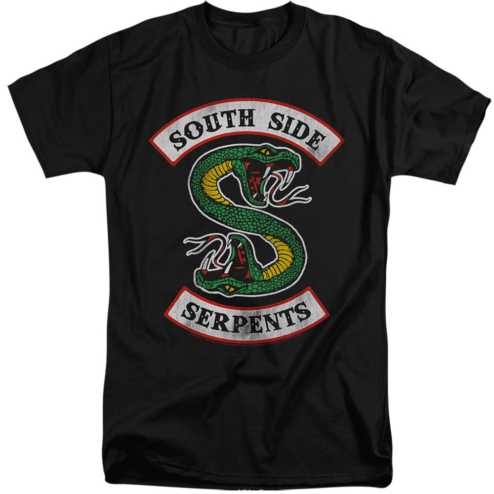 Riverdale South Side Serpent Mens Tall T Shirt Black Officially Licensed