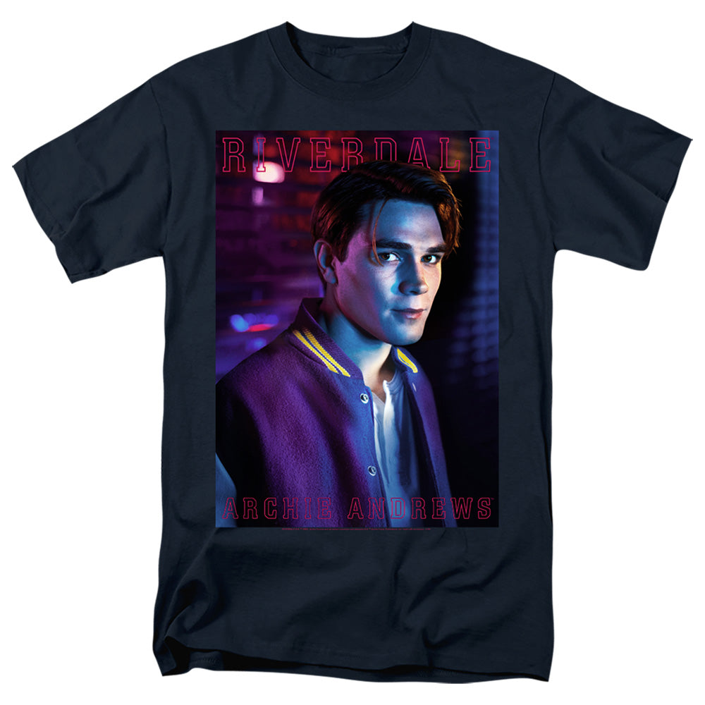 Riverdale Archie Andrews Mens T Shirt Navy Officially Licensed