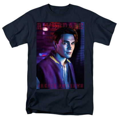 Riverdale Archie Andrews Mens T Shirt Navy Officially Licensed