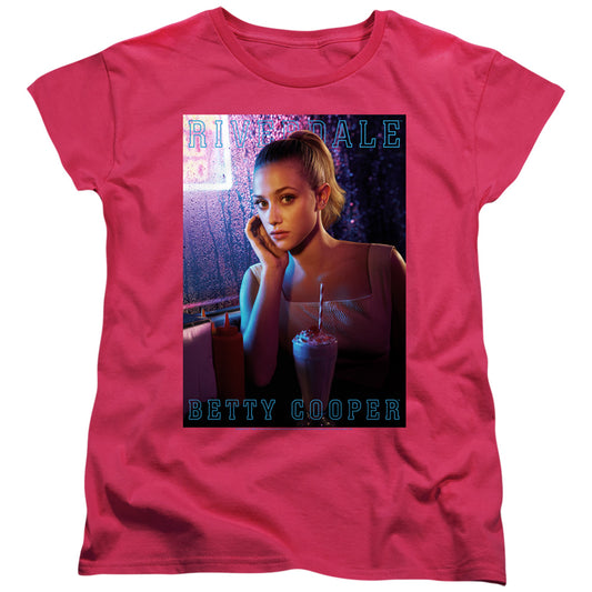 Riverdale Betty Cooper Womens T Shirt Hot Pink