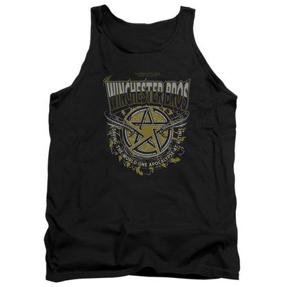 Supernatural Winchester Bros Mens Tank Top Shirt Black