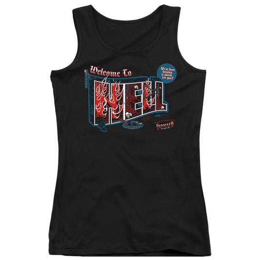 Supernatural Welcome Womens Tank Top Shirt Black