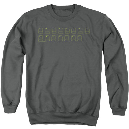Big Bang Theory Intranet Machine Mens Crewneck Sweatshirt Charcoal