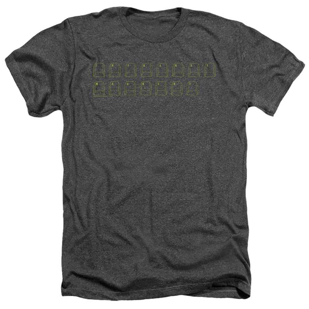 Big Bang Theory Intranet Machine Heather Mens T Shirt Charcoal