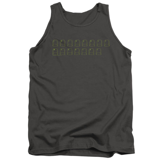 Big Bang Theory Intranet Machine Mens Tank Top Shirt Charcoal