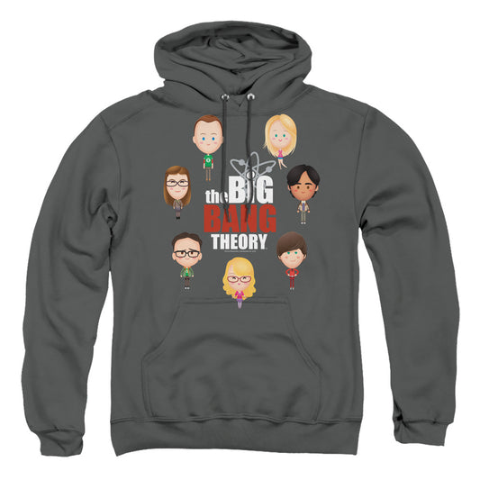 Big Bang Theory Emojis Mens Hoodie Charcoal