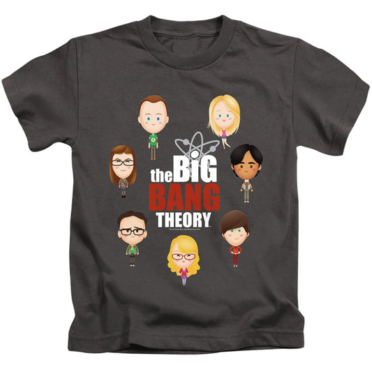 Big Bang Theory Emojis Juvenile Kids Youth T Shirt Charcoal
