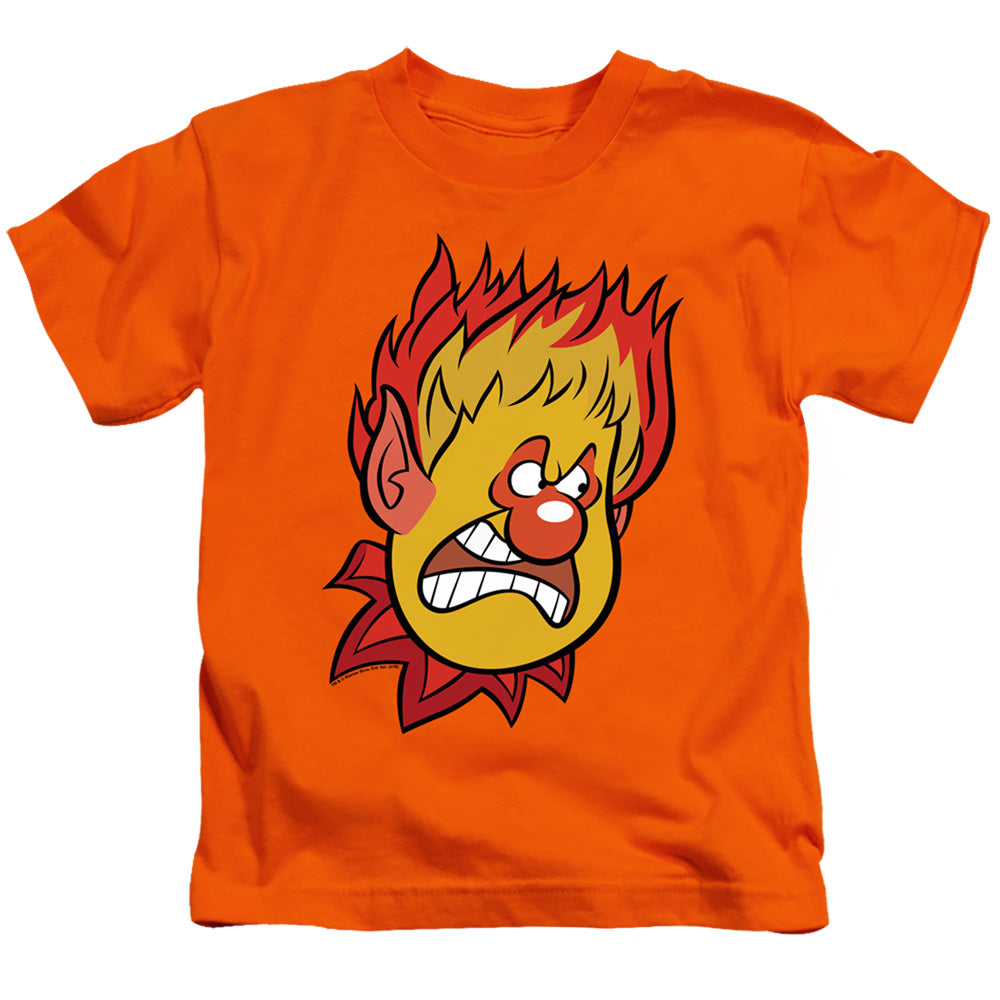 The Year Without A Santa Claus Heat Miser Juvenile Kids Youth T Shirt Orange