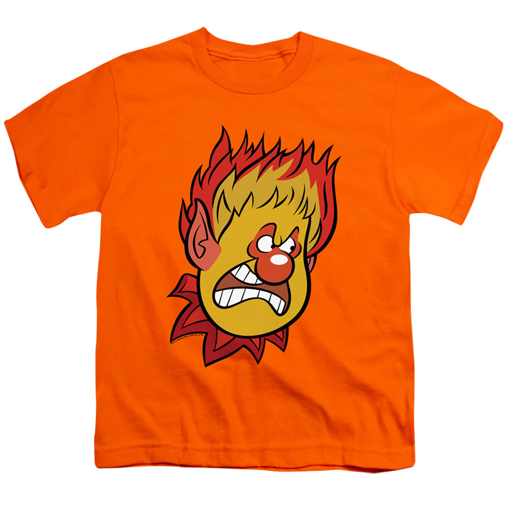 The Year Without A Santa Claus Heat Miser Kids Youth T Shirt Orange