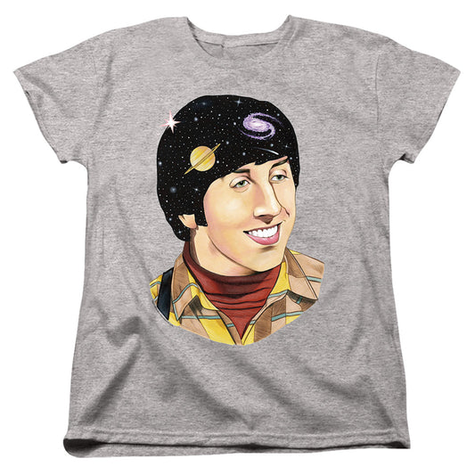 Big Bang Theory Howard Space Womens T Shirt Athletic Heather