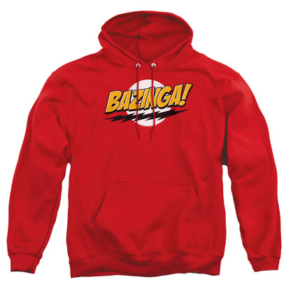 Big Bang Theory Bazinga Mens Hoodie Red