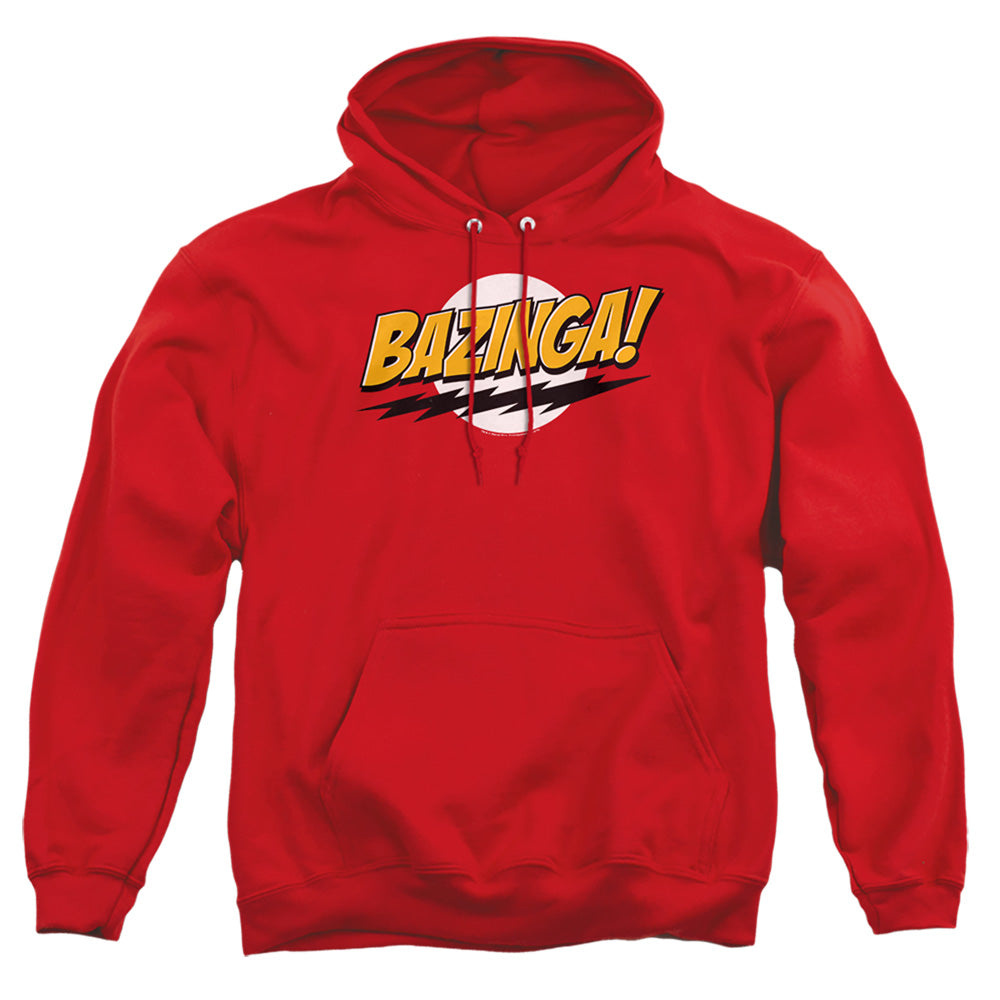 Big Bang Theory Bazinga Mens Hoodie Red