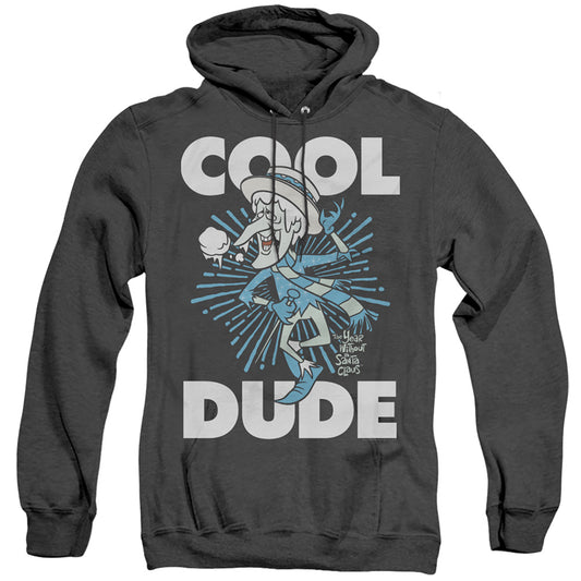 The Year Without A Santa Claus Cool Dude Mens Heather Hoodie Black