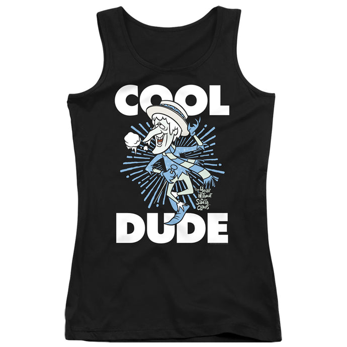 The Year Without A Santa Claus Cool Dude Womens Tank Top Shirt Black