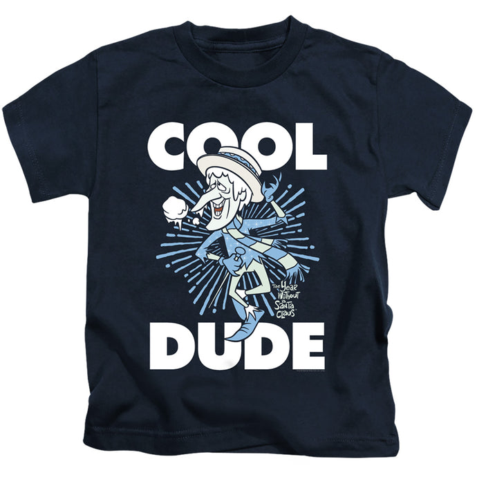 The Year Without A Santa Claus Cool Dude Juvenile Kids Youth T Shirt Navy Blue