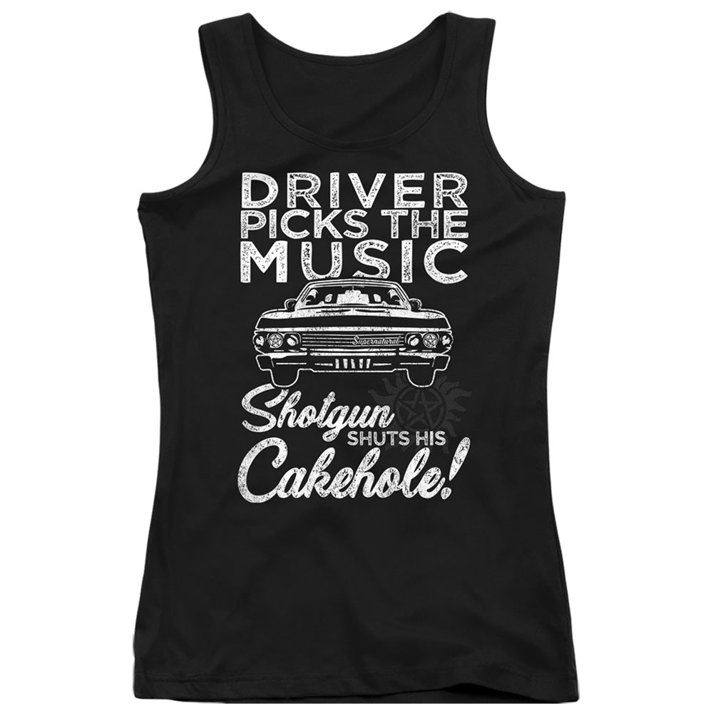 Supernatural Driver Picks Music Womens Tank Top Shirt Black